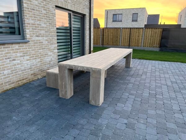 Steigerhout Tafel blokpoten